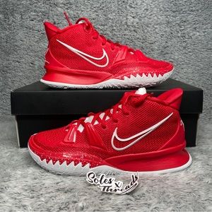 Nike Kyrie 7 TB (GS) University Red White Size 4.5 Big Kids' Basketball Shoes